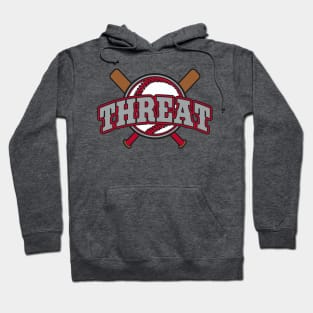 Threat Baseball Logo Hoodie